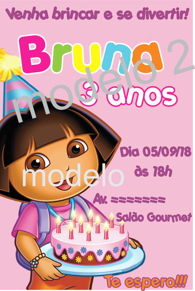 convite Dora