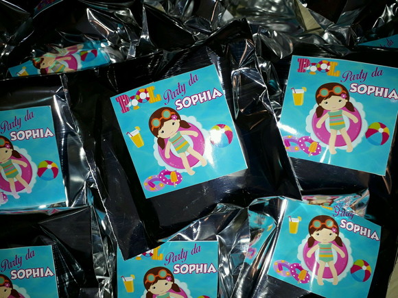Pipoca doce personalizada