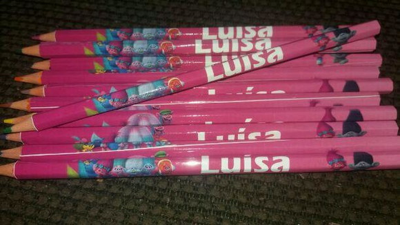 Lápis de Cor Trolls
