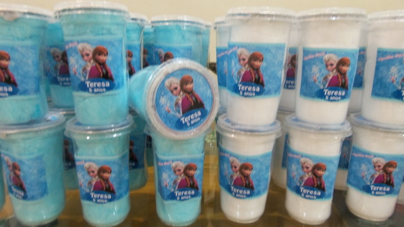 Algodão doce personalizado