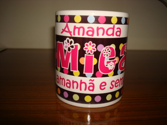 caneca de porcelana