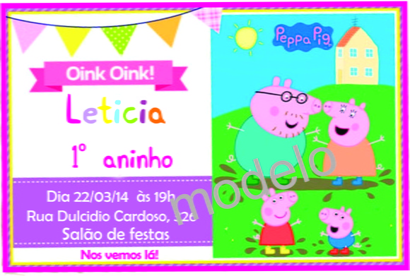 convite personalizado