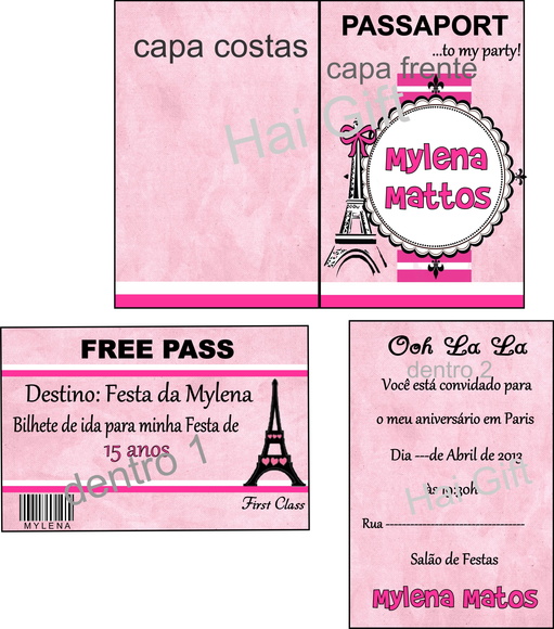 convite passaporte