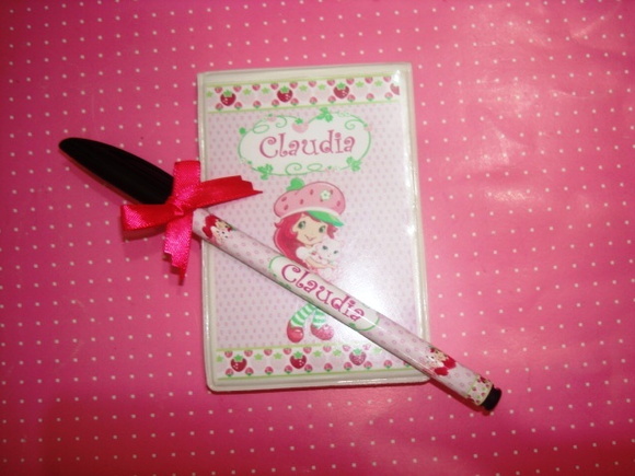 kit bloco e caneta personalizados