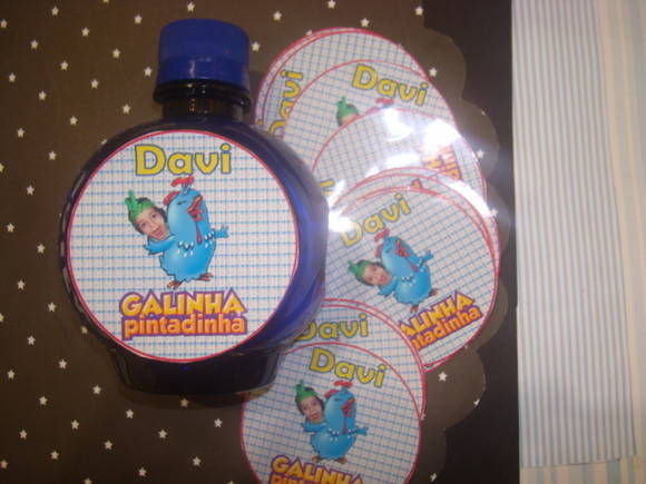 Rótulo para Garrafa de Água