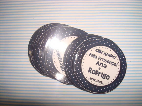rótulo para pirulito