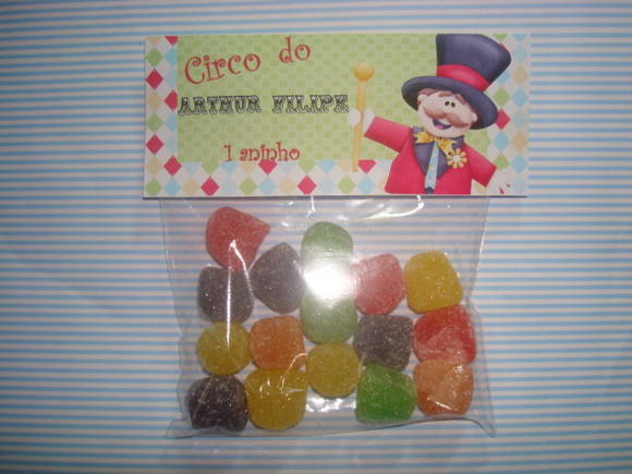 Saquinho Personalizado com Jujubas