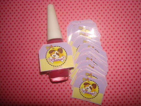 rótulo de esmalte