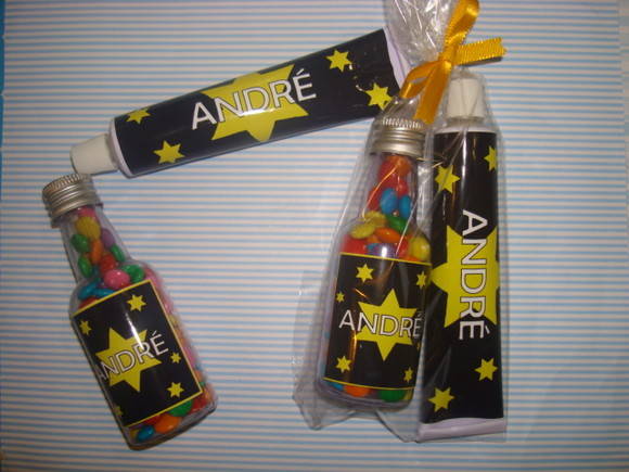 Kit Garrafa Pet com Bisnaga de Brigadeir