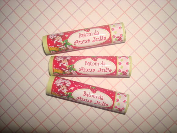 rótulo para chocolate batom
