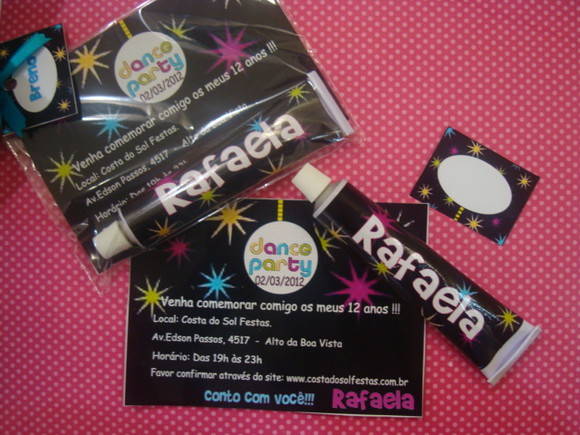 Convite com Bisnaga de Chocolate - Imagem 2