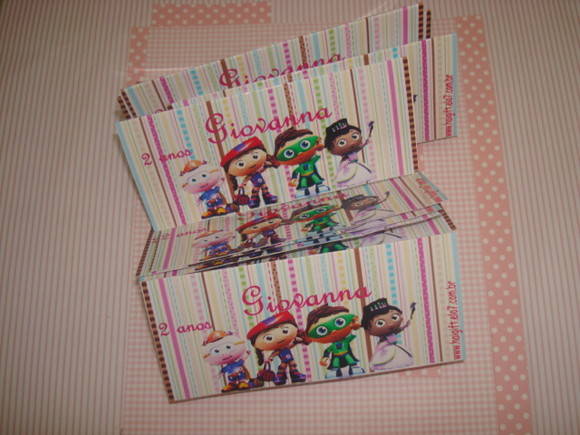 lapela para guloseima