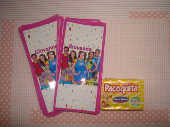 rótulo de paçoquita