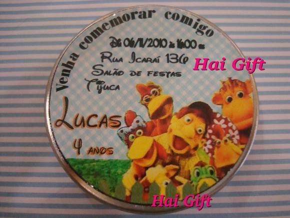 Convite na Latinha Mint To Be