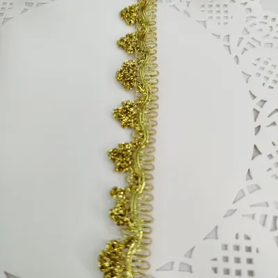 Galão Passamanaria Dourado (ouro antigo) para Customização, Artes e Decoração   -   Venda a metro