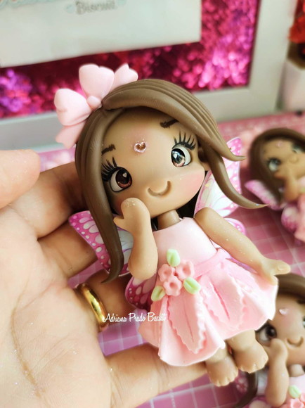 Apliques Lembrancinhas em Biscuit Jardim Encantado - Imagem 2