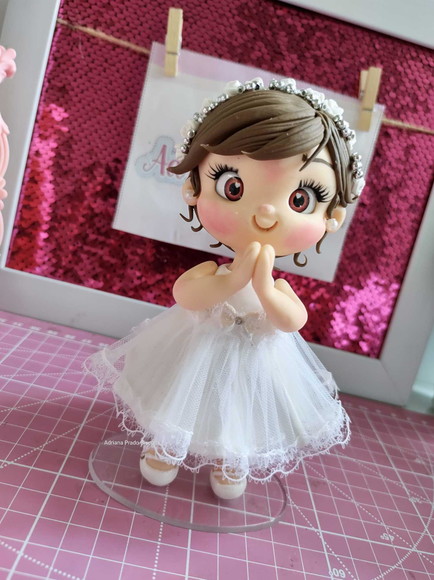 Topo Batizado Menina - Imagem 2