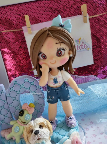 Topo de Bolo em Biscuit Stitch - Imagem 3