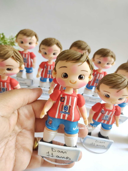 Apliques em Biscuit Jogador de Futebol - Imagem 2