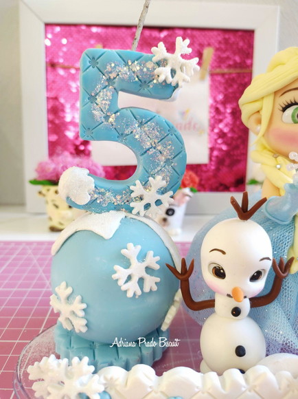 Topo de Bolo em Biscuit Frozen - Imagem 4