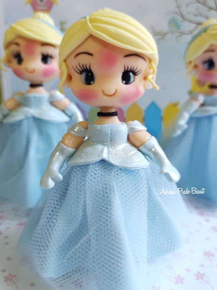 Lembrancinhas em Biscuit das Princesas - Imagem 4
