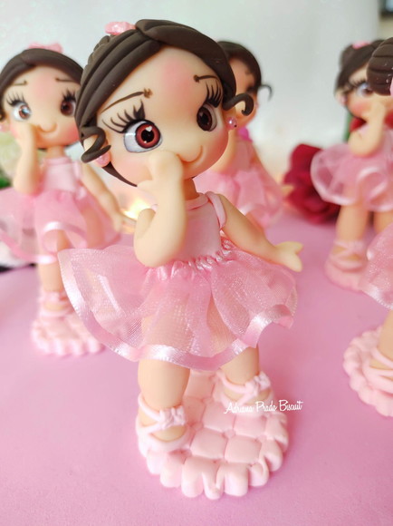 Apliques em Biscuit Tema Bailarina - Imagem 3