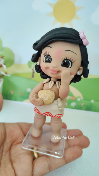 Aplique em Biscuit Tema Moana Baby - Imagem 4