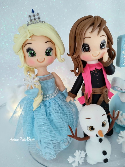 Topo de Bolo em Biscuit Frozen - Imagem 2