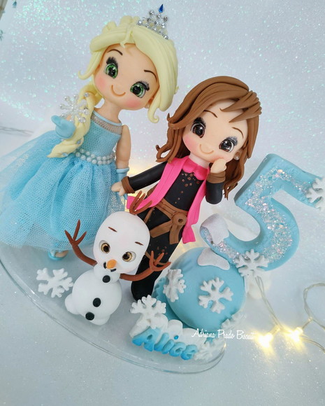 Topo de Bolo em Biscuit Frozen - Imagem 5