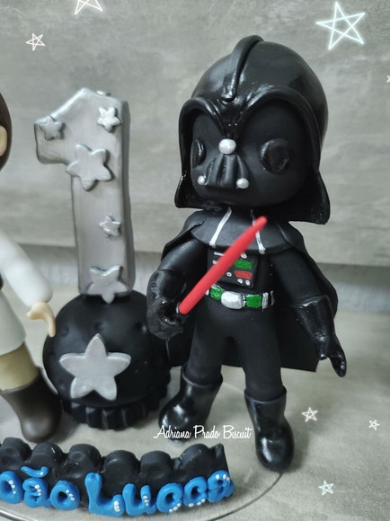 Topo de Bolo em Biscuit Star Wars - Imagem 2