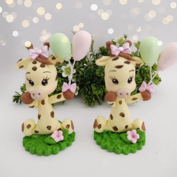 Apliques em Biscuit Safari - Imagem 4