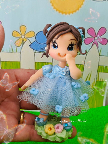 Apliques em Biscuit Jardim Encantado - Imagem 3