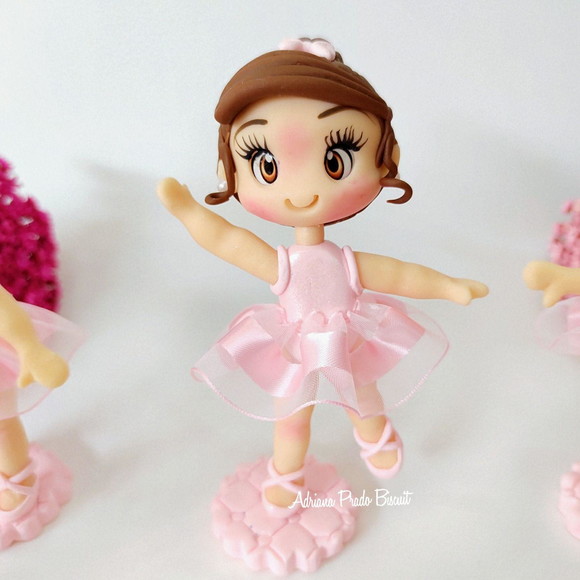 Apliques em Biscuit Bailarina - Imagem 2