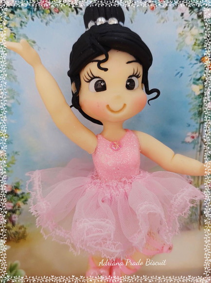Centro de Mesa em Biscuit Bailarina - Imagem 2