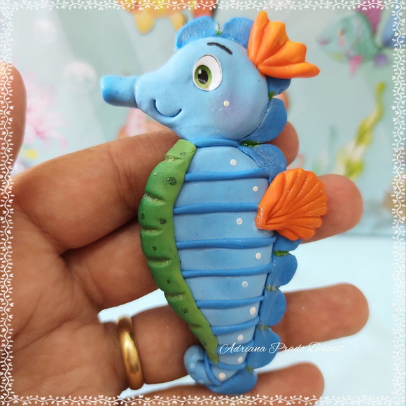 Apliques em Biscuit Tema Fundo do Mar - Imagem 4