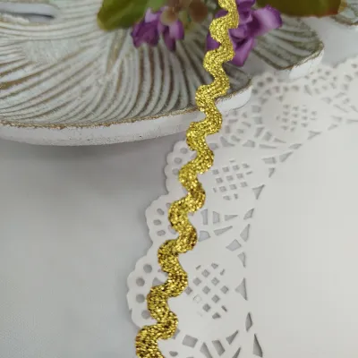 Sianinha Decorativa Dourada -Venda a metro | Artes, Decoração e Customização