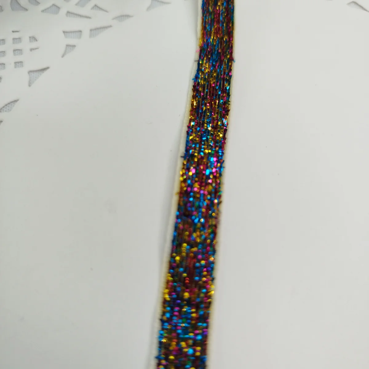 Fita Multicolorida Brilhante Fundo Azul - Venda a Ametro | Artesanato e Costura Criativa - Imagem 7