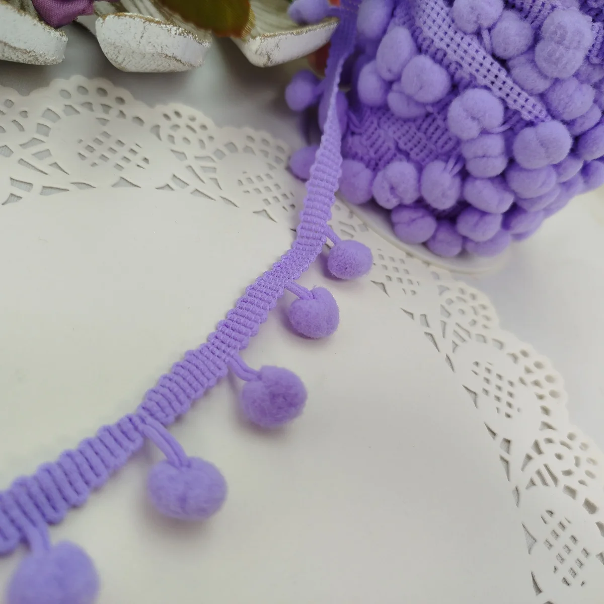 Fita Pompom Lilas 25 mm - Lote de 3 metros | Artesanato Criativo e  Decoração (copia)