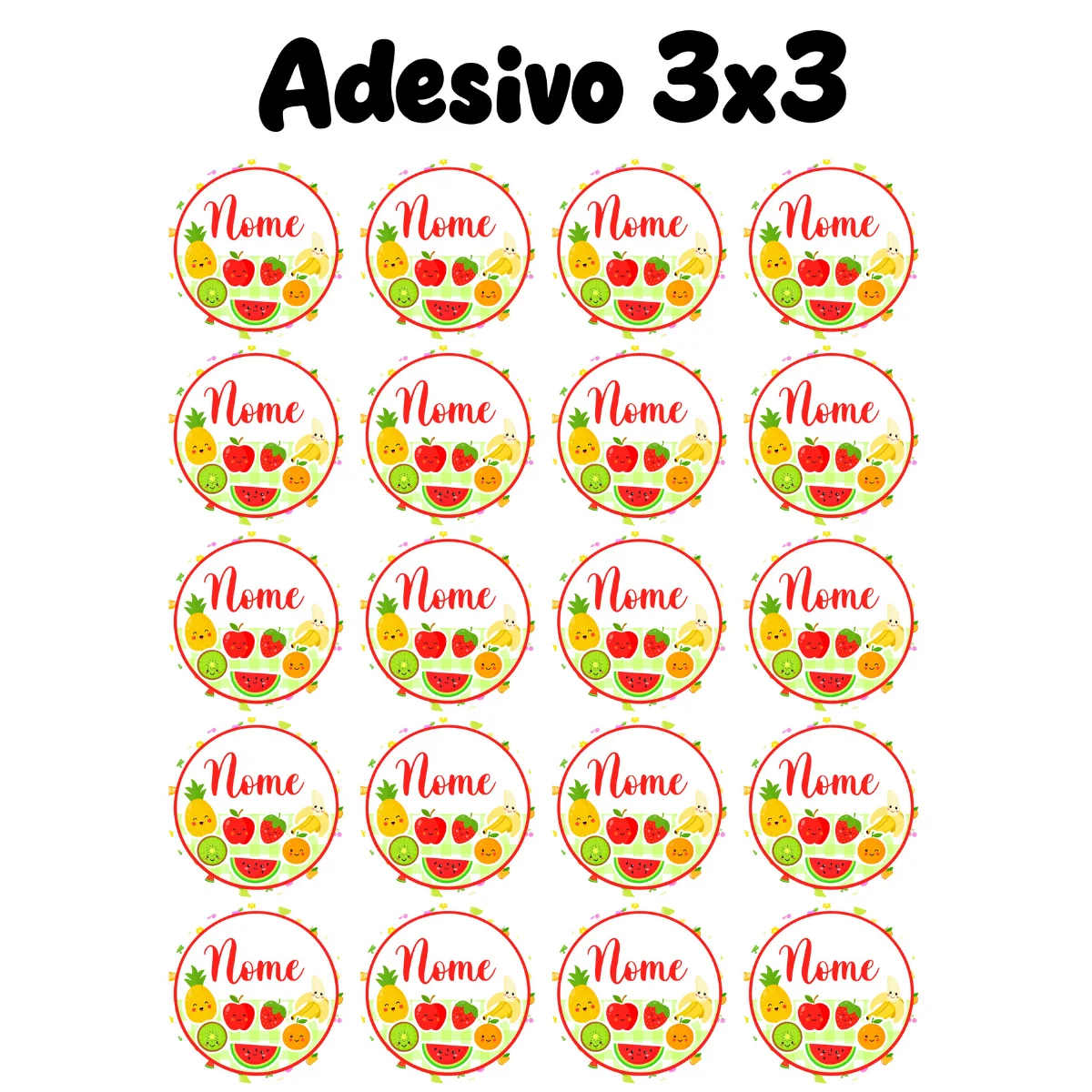 Kit festa personalizado só um bolinho tema frutinhas - personalizo em todos os temas - Imagem 2