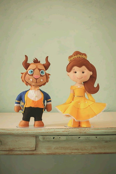 Bela e a fera feltro - Imagem 4