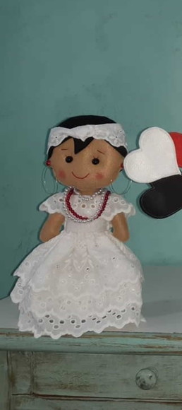 Boneca Personalizada de Feltro