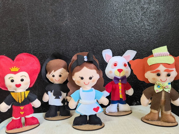 Centro de Mesa Alice no País das Maravilhas