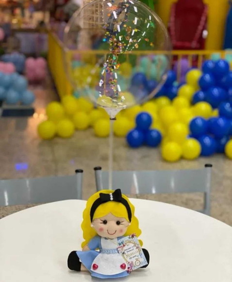 Centro de Mesa Alice no País das Maravilhas