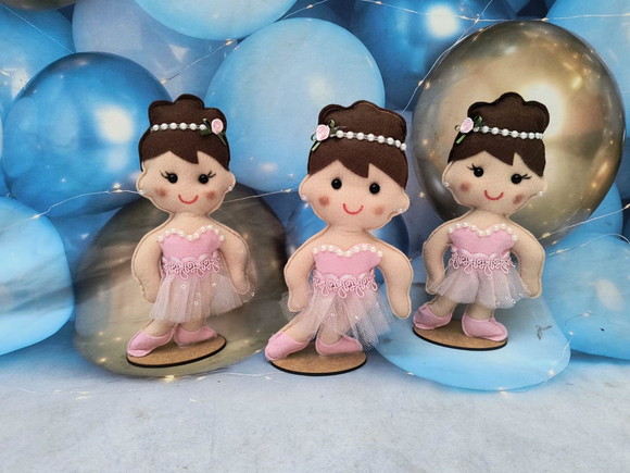 Centro de Mesa Bailarina Feltro - Imagem 2