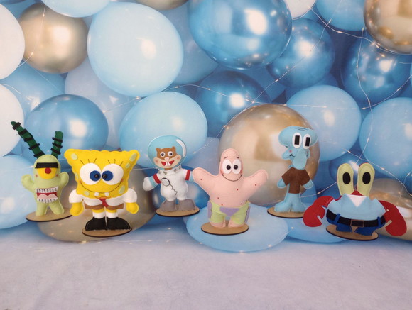 Centro de Mesa Bob Esponja Feltro