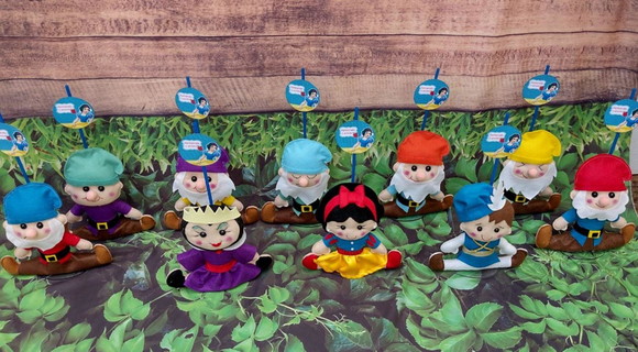 Centro de Mesa Branca de Neve