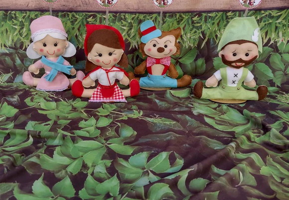 Centro de Mesa Chapeuzinho Vermelho