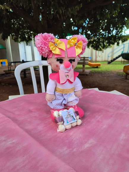 Centro de Mesa Circo Rosa
