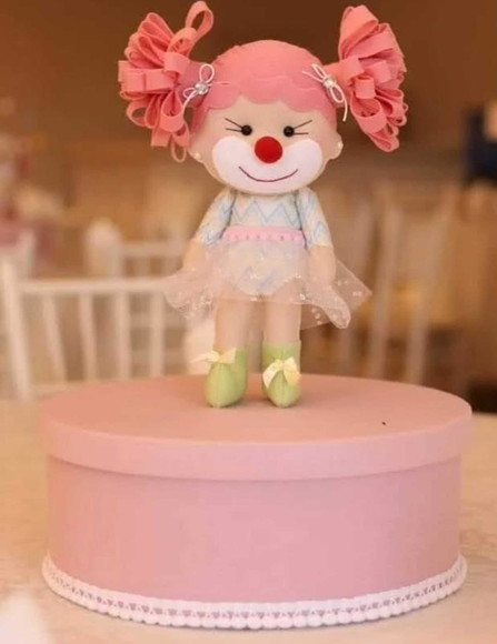 Centro de Mesa Circo Rosa de Luxo - Imagem 3