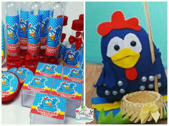 Centro de Mesa galinha pintadinha - Imagem 3